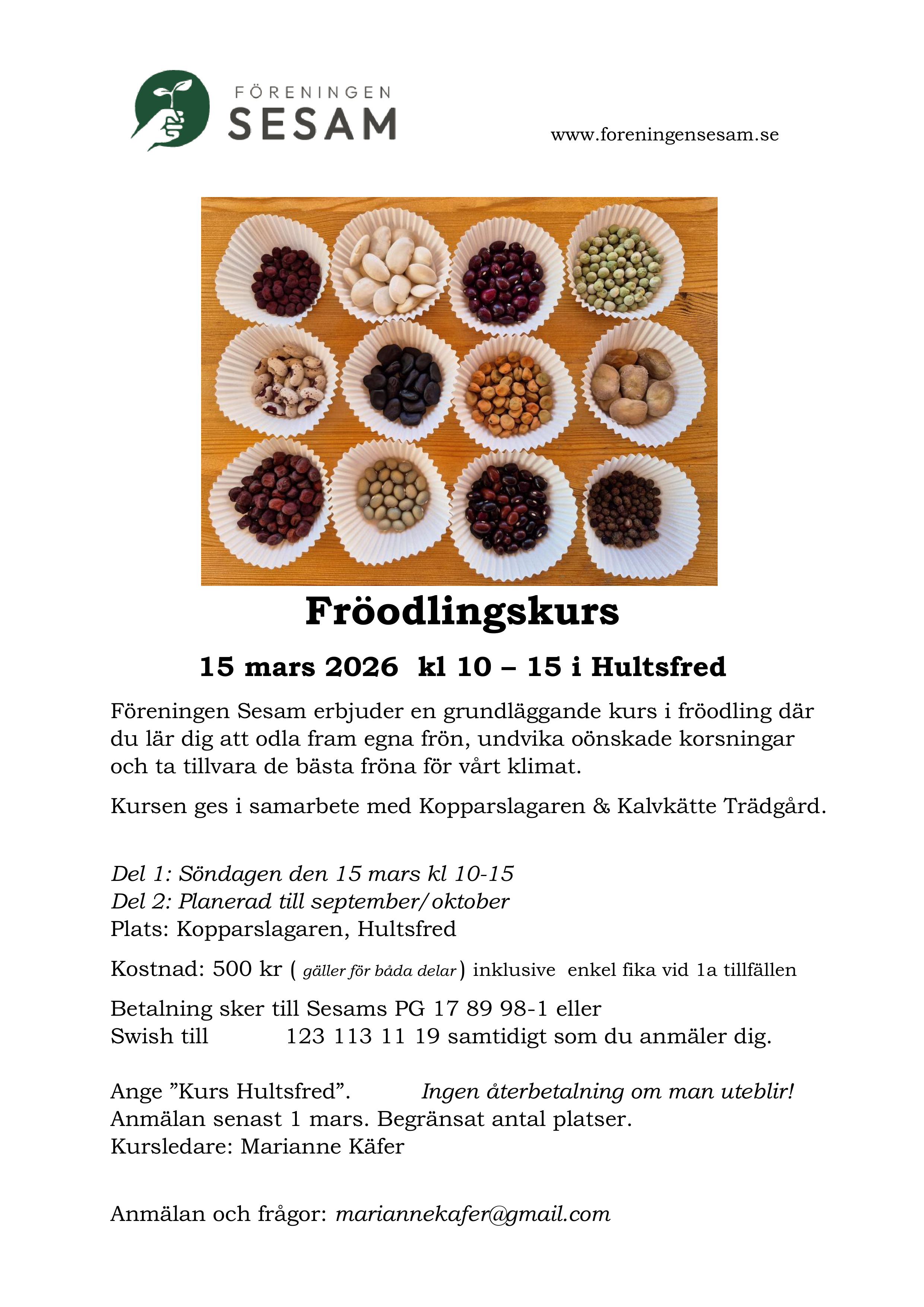 Fröodlingskurs